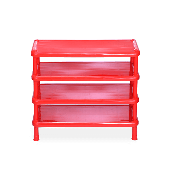 Shoe Rack 4 Step (Big) – Red