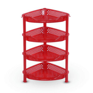 Corner Rack 4 Step - Red