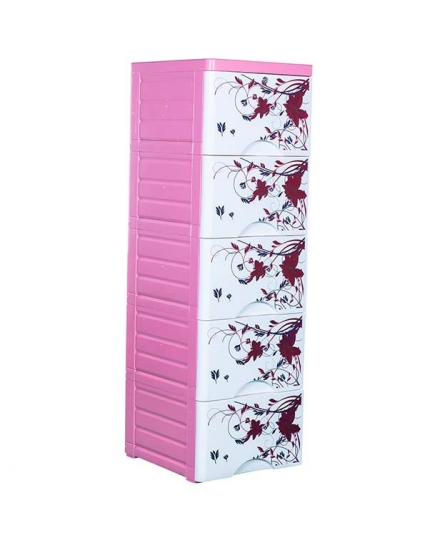 RFL 5D KD Elegant Single Wardrobe – Pink