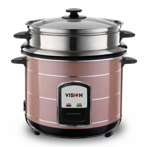 VISION Rice Cooker 3.0 Liter REL-50-05 SS Coffee (Double Pot)